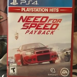 Need For Speed , Payback . Playstation 4.